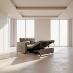 Dark Gray 3-in-1 Pull-Out Sleeper Loveseat