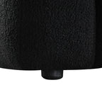 Black Marshmallow Bouclé Sofa | Sculptural 84-Inch 3-Seater