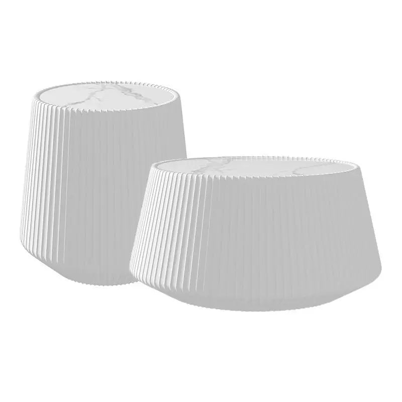 Cream style light luxury stone tea table home living room diamond small apartment simple high-end