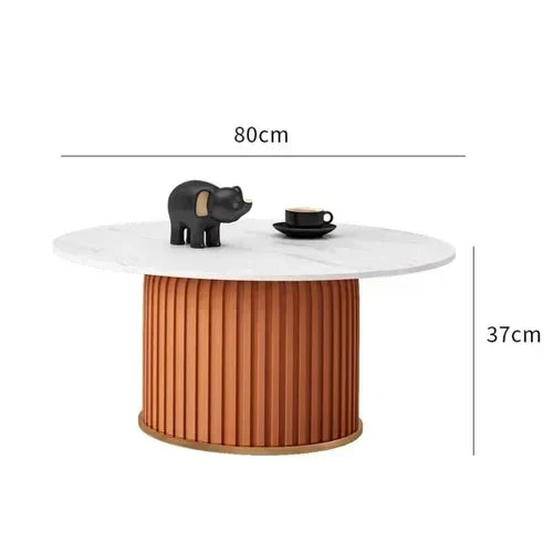 Simple Glamour Coffee Tables Round Small Nordic White Coffee Table Unique Minimalist Mesa Auxiliar Salon Living Room Furniture