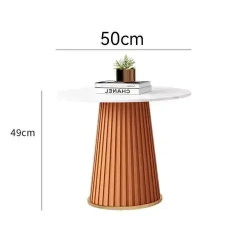 Simple Glamour Coffee Tables Round Small Nordic White Coffee Table Unique Minimalist Mesa Auxiliar Salon Living Room Furniture