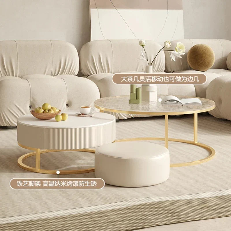 Console Mobile Nordic Table Coffee Modern Corner Living Room Table Makeup Dining Center Home Furniture CY50CT