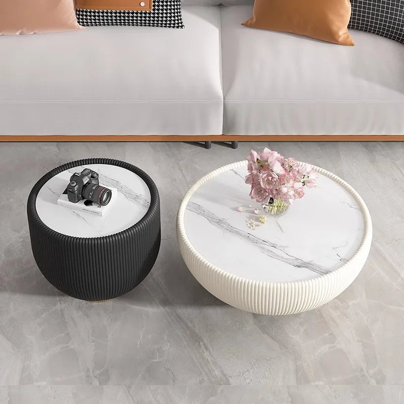 Round Original Coffee Tables Orange Storage Small Living Room Coffee Tables Center Family Mesa Auxiliar Salon Home Furniture