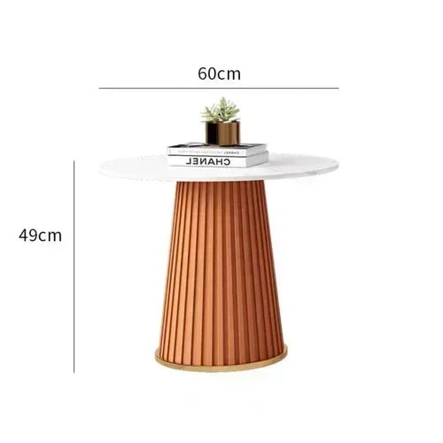 Simple Glamour Coffee Tables Round Small Nordic White Coffee Table Unique Minimalist Mesa Auxiliar Salon Living Room Furniture