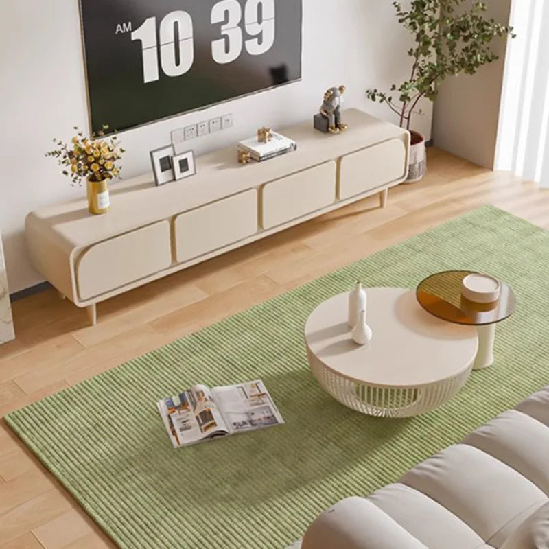 Korea Design Coffee Table Storage Simple India Bedroom White Round Coffee Table Wood Japanese Mesa Centro Salon Home Furniture