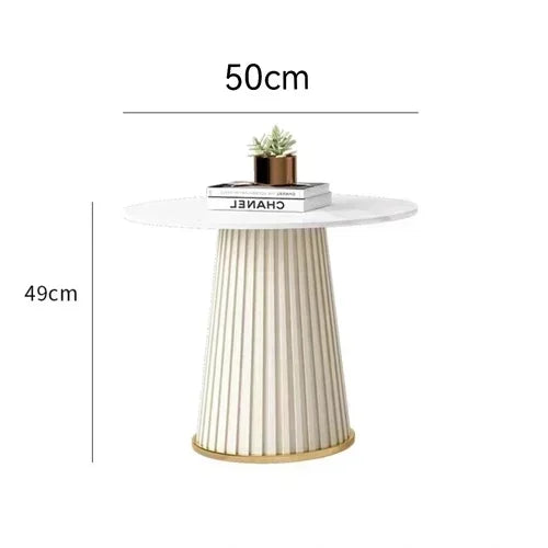 Simple Glamour Coffee Tables Round Small Nordic White Coffee Table Unique Minimalist Mesa Auxiliar Salon Living Room Furniture