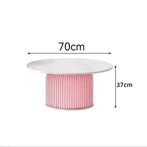 Simple Glamour Coffee Tables Round Small Nordic White Coffee Table Unique Minimalist Mesa Auxiliar Salon Living Room Furniture