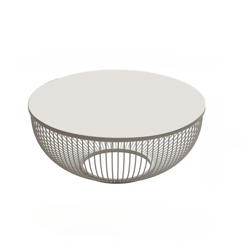 Korea Design Coffee Table Storage Simple India Bedroom White Round Coffee Table Wood Japanese Mesa Centro Salon Home Furniture