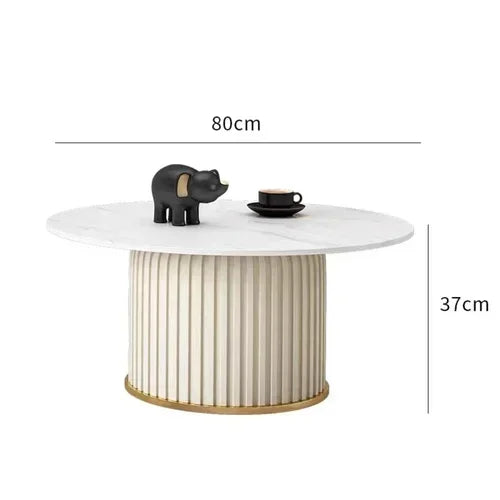 Simple Glamour Coffee Tables Round Small Nordic White Coffee Table Unique Minimalist Mesa Auxiliar Salon Living Room Furniture
