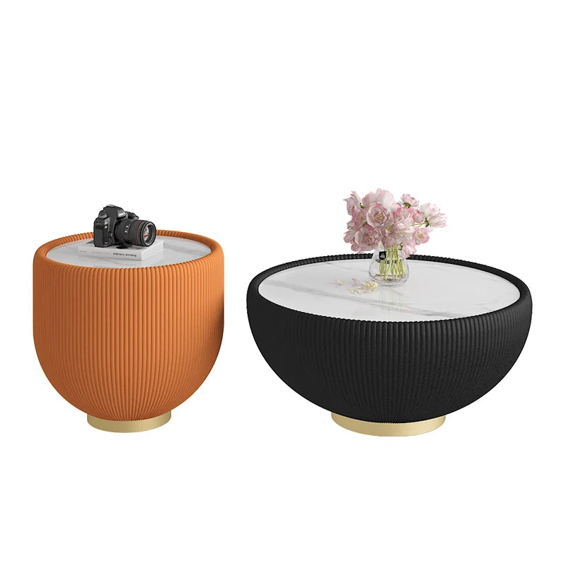Round Original Coffee Tables Orange Storage Small Living Room Coffee Tables Center Family Mesa Auxiliar Salon Home Furniture
