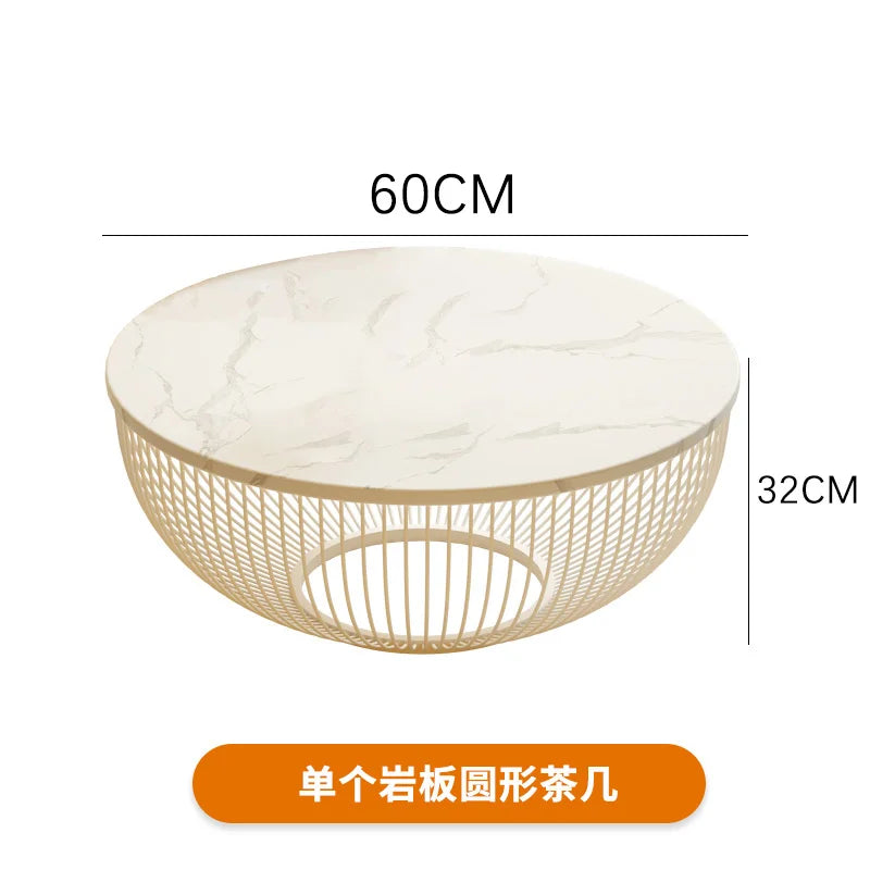 Korea Design Coffee Table Storage Simple India Bedroom White Round Coffee Table Wood Japanese Mesa Centro Salon Home Furniture