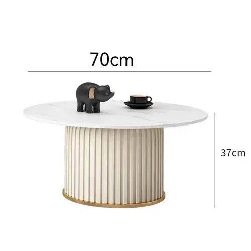 Simple Glamour Coffee Tables Round Small Nordic White Coffee Table Unique Minimalist Mesa Auxiliar Salon Living Room Furniture