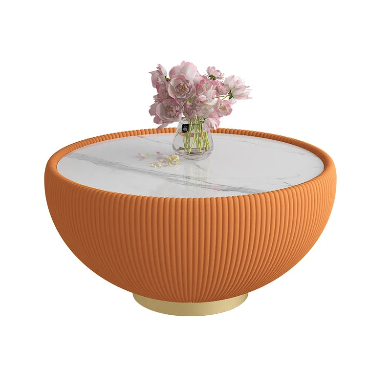 Round Original Coffee Tables Orange Storage Small Living Room Coffee Tables Center Family Mesa Auxiliar Salon Home Furniture