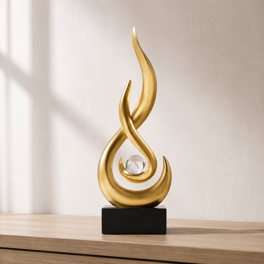 Abstract Resin Sculpture