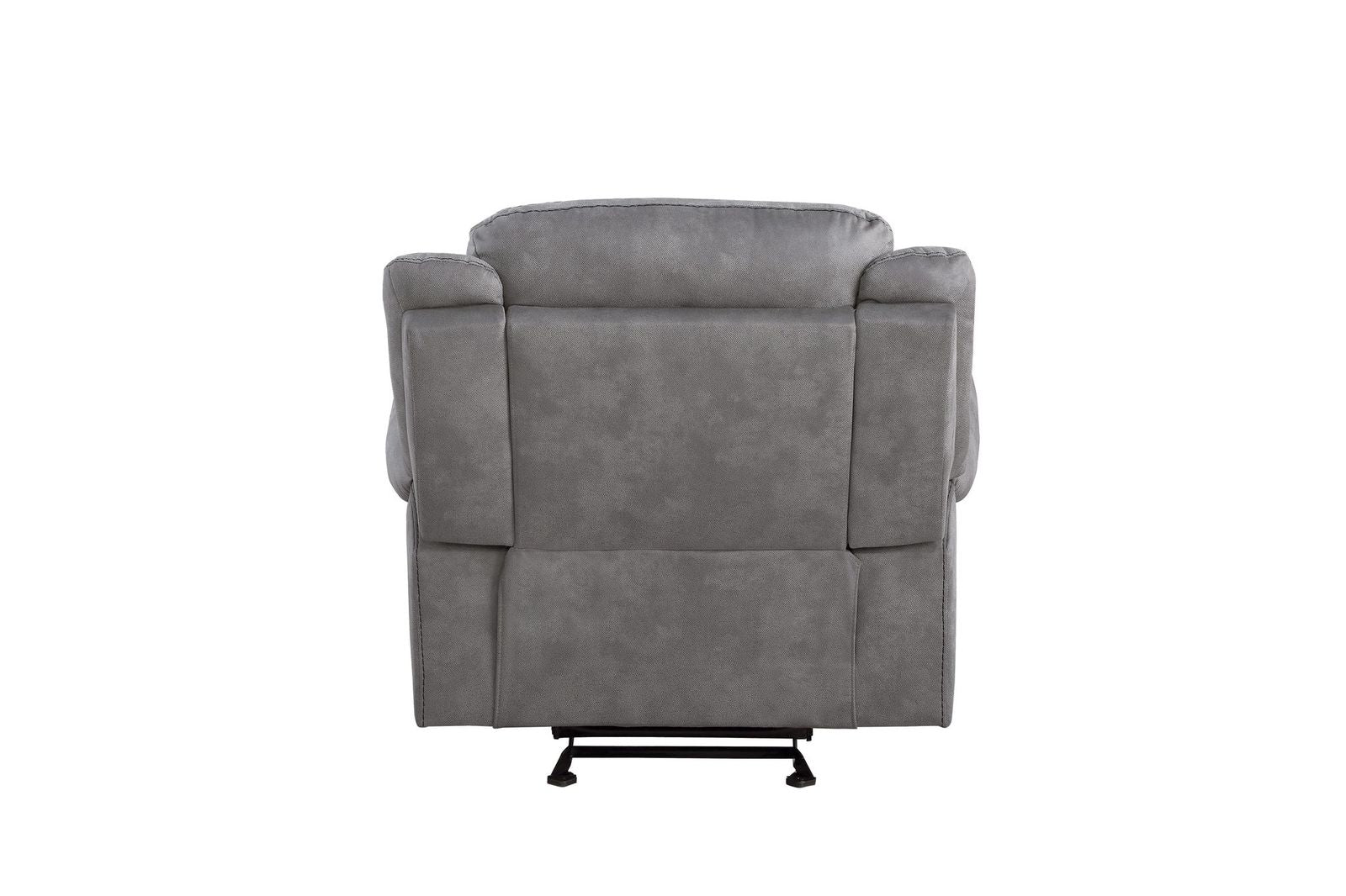 Zubaida Glider Recliner, 2-Tone Gray Velvet 55027
