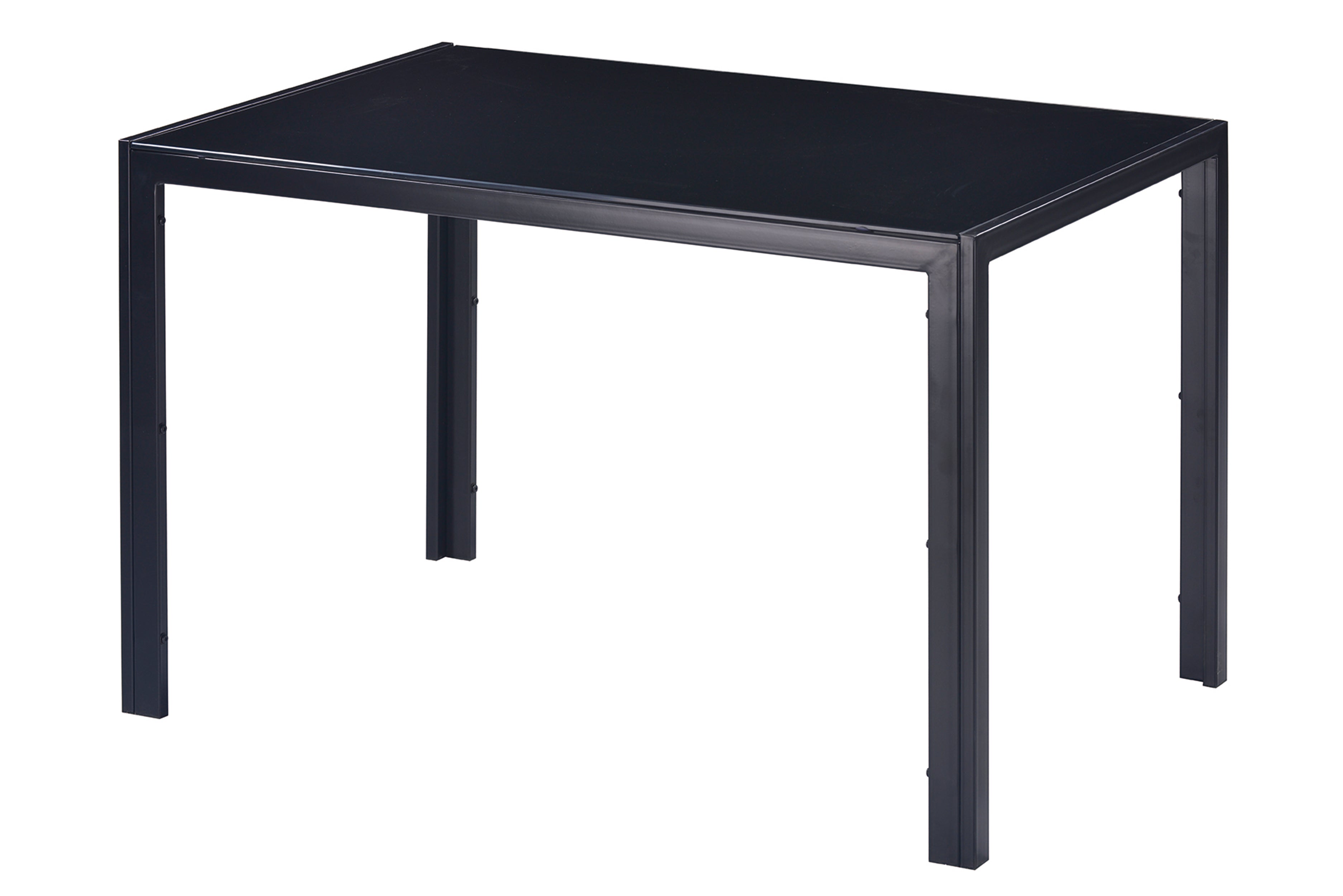 black glass table,120x75x75cm,dining table,kitchen table,coffee table