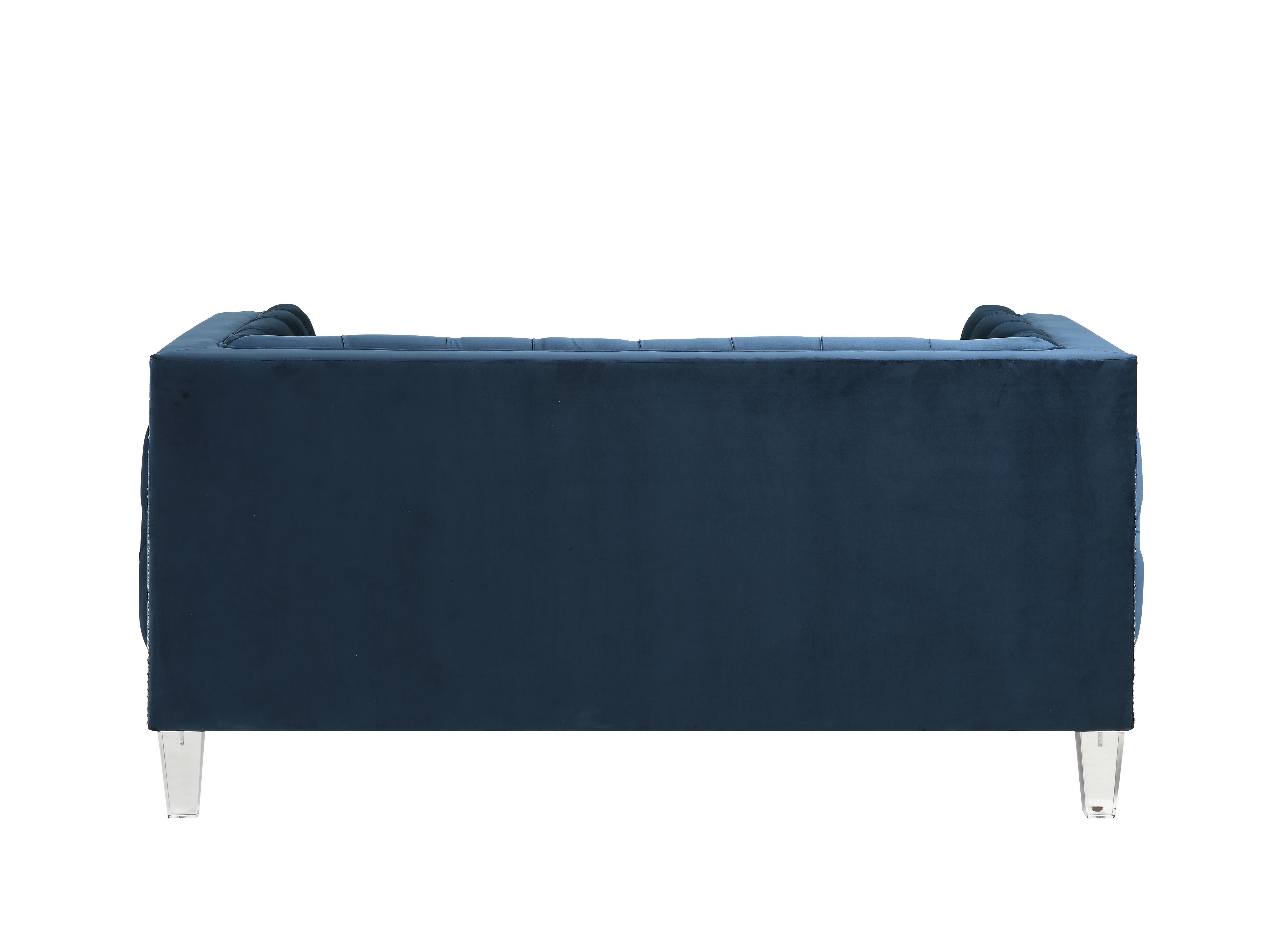 Ansario Loveseat, Blue Velvet 56456