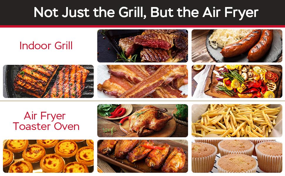 Geek Chef 7 In 1 Smokeless Electric Indoor Grill,  Portable 2 in 1 Indoor Tabletop Grill & Griddle Ban on Amazon